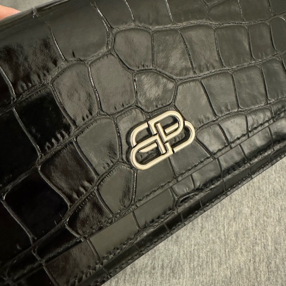 Balenciaga limited edition croc pattern leather shoulder / belt bag - Picture 4 of 5